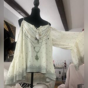 Camilla drop shoulder blouse NWT!